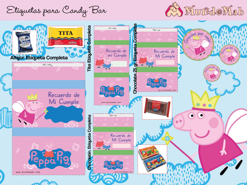 Candy bar Peppa Pig